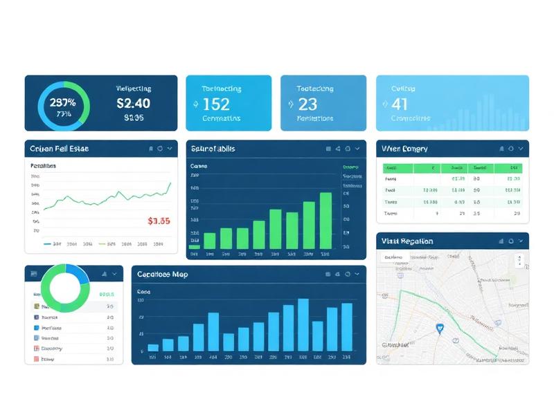 Interface des transactions immobilières FAO avec cartes et filtres